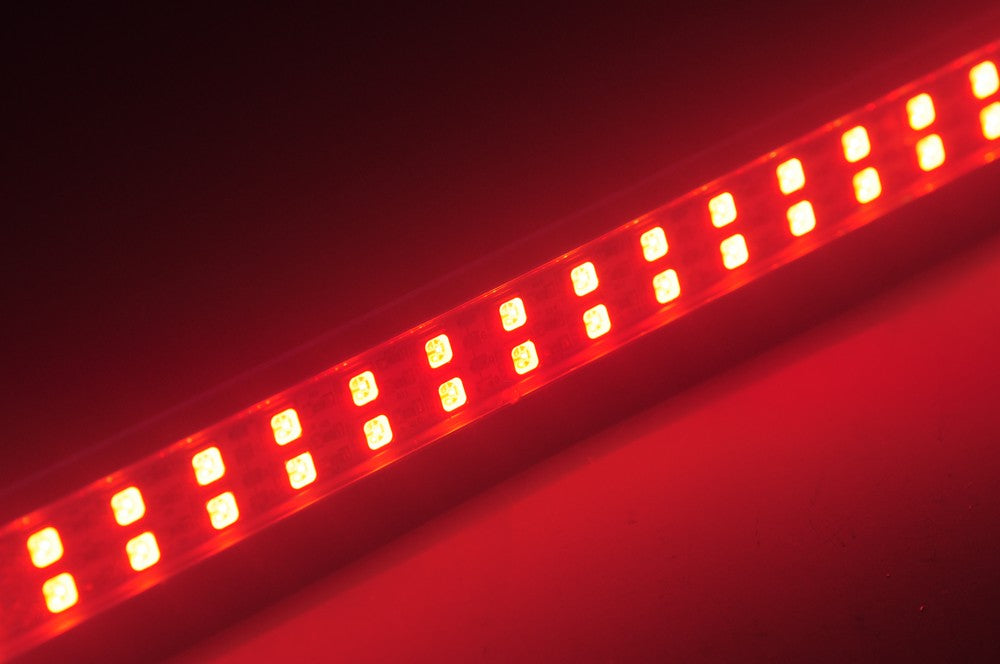 Double Row 0.5Meter 20inch 12V Superbright Waterproof  5050 RGB Color Changing LED Rigid Strip Bar 72LEDs