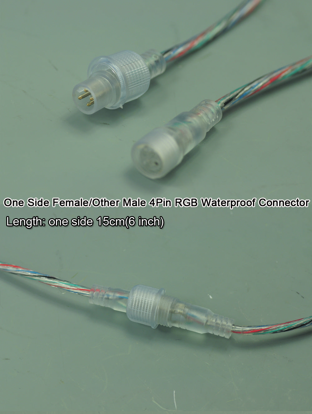 Double Row 0.5Meter 20inch 12V Superbright Waterproof  5050 RGB Color Changing LED Rigid Strip Bar 72LEDs