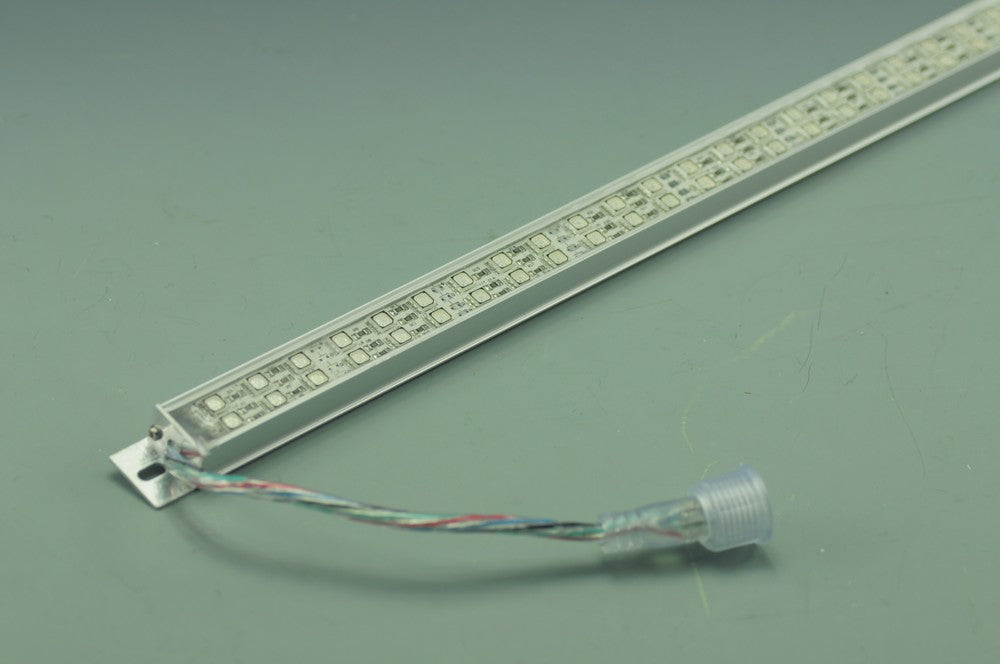 Double Row 1Meter 39.3inch 12V Superbright Waterproof  5050 RGB Color Changing LED Rigid Strip Bar 144LEDs