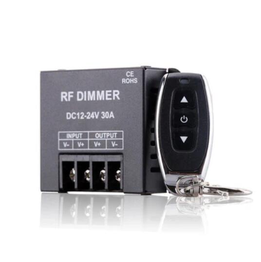 Heavy Duty High Power Single Color LED Dimmer RF Remote Controller for SMD5050 3528 LED Strips
