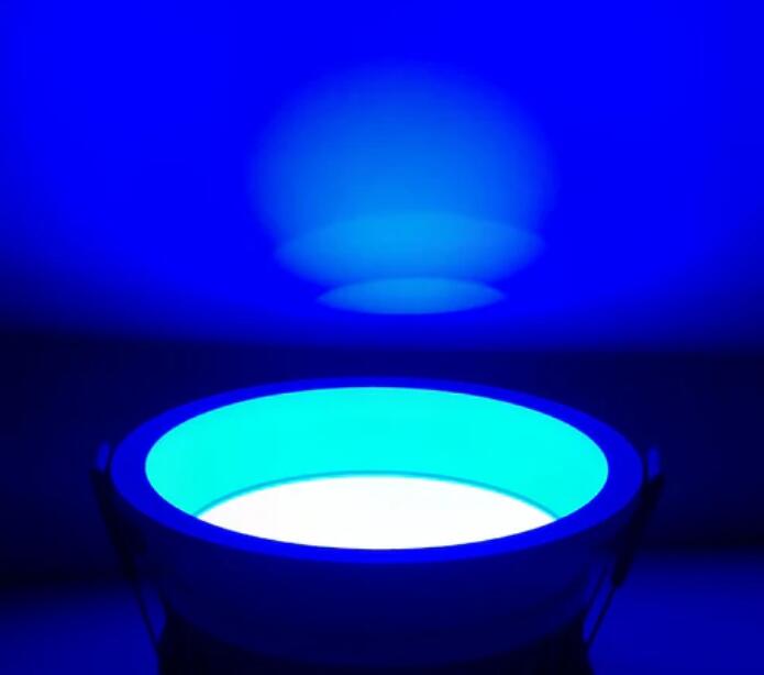 4 Pack RGBW Super Bright Modern Recessed LED Lighting 12W 12V/24V White Round LED Embedded Panel Lights Aluminum Indoor Ceiling Downlight Hotel Lighting Bar Lighting Dancing Room Lighting Restaurant Lighting