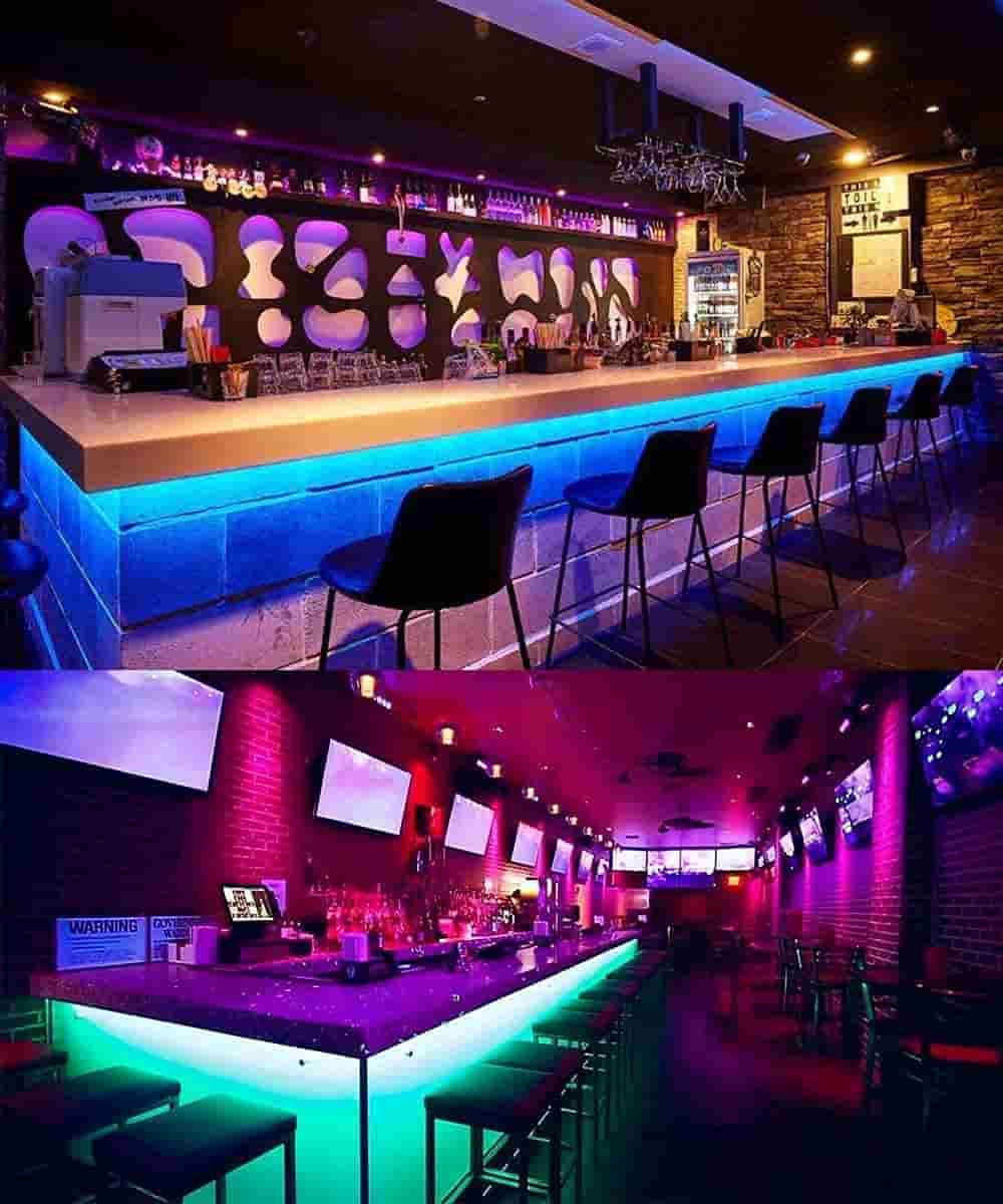 LED Strip Lights 16.4ft, RGB Color Changing LED Lights for Home, Kitchen, Room, Bedroom, Dorm Room, Bar, with IR Remote Control, 5050 LEDs, DIY Mode