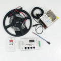 DC 5V SK6812 Individually Addressable LED Strip Light, 16.4FT/5M 5050 RGB Pixel LED Strip Kit with 150LEDs