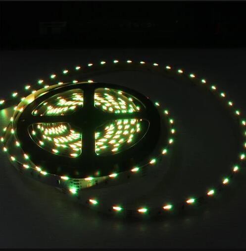 SMD020 Side Emitting RGB Color Changing LED Strip Lights, 16.4FT/5M 60LEDs Per Meter LED Tape