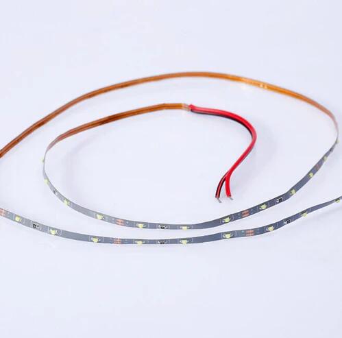 3mm Narrow LED Strips 12V SMD0805-300 60LEDs/Mtr Flex Tape for Sand Table, Scale Model lighting