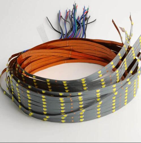 3mm Narrow LED Strips 12V SMD0805-300 60LEDs/Mtr Flex Tape for Sand Table, Scale Model lighting