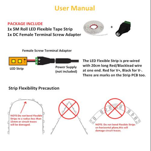 DC12V SMD2835-300-IR InfraRed 810nm LED Strip Light, 60LEDs 12W Per Meter IR LED Tape