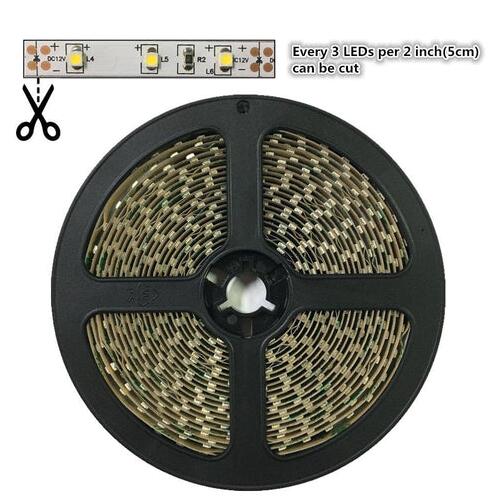 730nm 735nm Red Near-infrared LED Strip Lighting SMD2835-300 60 LEDs 12W/MTR DC 12V LED Tape