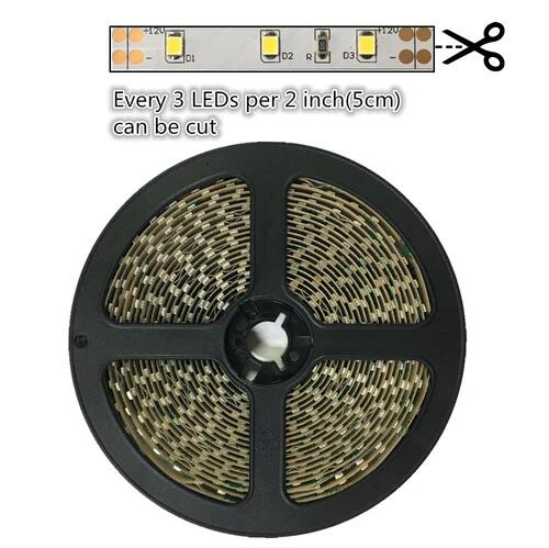 2700K/3000K/4000K/5500K 12V Dimmable Flexible LED Strips SMD2835-300 60 LEDs 1000LM/Mtr 8mm Width