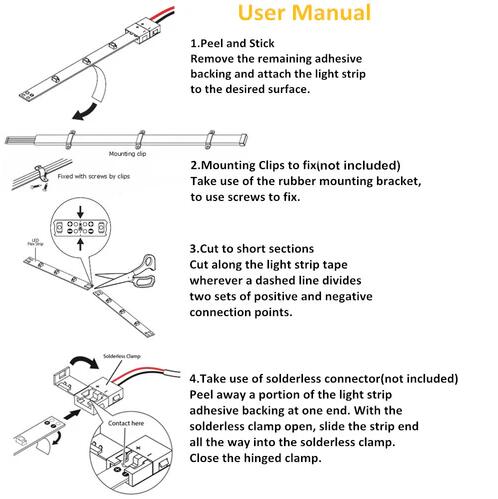 Red/Blue/Yellow/Green DC 12V Dimmable SMD2835-300 Flexible LED Strips 60 LEDs Per Meter 8mm Width LED Tape Light