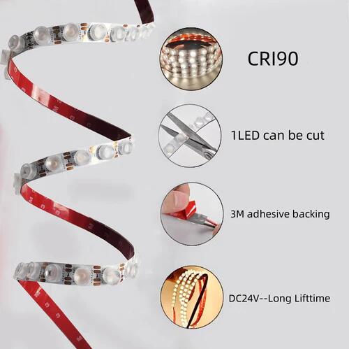 LED Wall Washer Flexible Strip Light 5Meters (16.4ft) SMD3030-42LEDS 18W 1800LM Per Meter DC24V Multi Color Temperature Available Non-waterproof LED Tape Light
