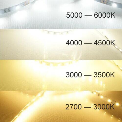 12V Dimmable SMD3528-300 Flexible LED Strips 60 LEDs Per Meter 8mm Width 300lm Per Meter