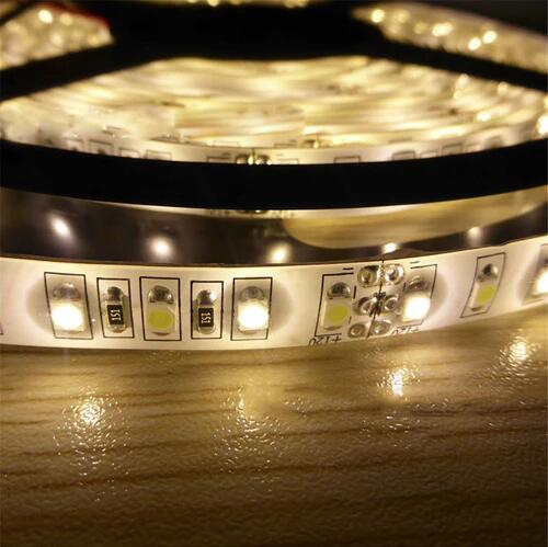 Dual White Color LED Light Strip, 12V DC 5Meter Roll SMD3528-600 120 LEDs Per Meter Color Temp-Adjustable Flexible LED Strip Light