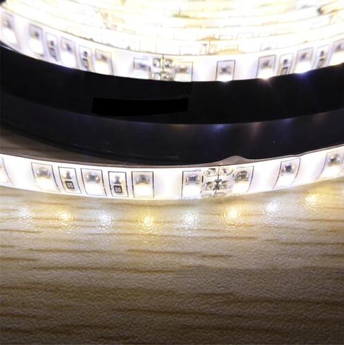 Dual White Color LED Light Strip, 12V DC 5Meter Roll SMD3528-600 120 LEDs Per Meter Color Temp-Adjustable Flexible LED Strip Light