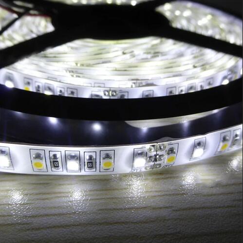 Dual White Color LED Light Strip, 12V DC 5Meter Roll SMD3528-600 120 LEDs Per Meter Color Temp-Adjustable Flexible LED Strip Light