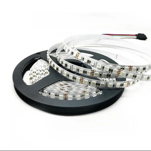 8mm RGB LED Strip Lights, 16.4FT/5Meter SMD4040 600LEDs/Roll, DC24V <95W 3.95Amp, RGB Color Changing Flexible light Strips