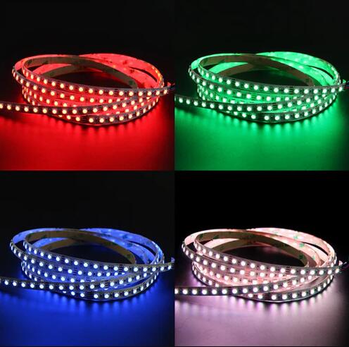 8mm RGB LED Strip Lights, 16.4FT/5Meter SMD4040 600LEDs/Roll, DC24V <95W 3.95Amp, RGB Color Changing Flexible light Strips