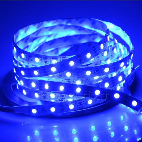 SMD5050-150 RGB Color LED Strips 30 LEDs Per Meter 10mm Wide Tri-Chip Flexible Tape