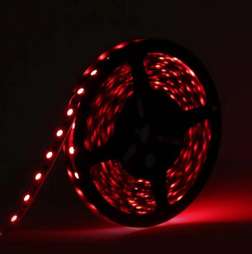 16.4FT/5M SMD5050-300 LED Strips RGB Color High Density Tri-Chip 60 LEDs Per Meter 10mm Wide RGB LED Tape