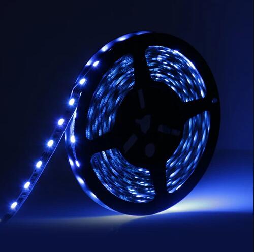 16.4FT/5M SMD5050-300 LED Strips RGB Color High Density Tri-Chip 60 LEDs Per Meter 10mm Wide RGB LED Tape