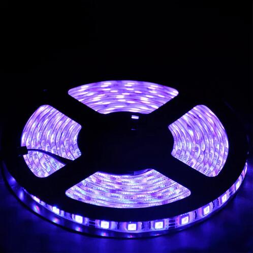 16.4FT/5M SMD5050-300 LED Strips RGB Color High Density Tri-Chip 60 LEDs Per Meter 10mm Wide RGB LED Tape