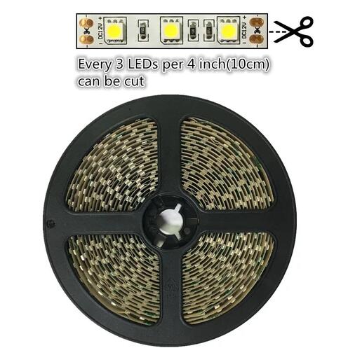660nm 670nm Deep Red LED Light Strips, SMD5050-300 60 LEDs 12W Per Meter LED Tape Light