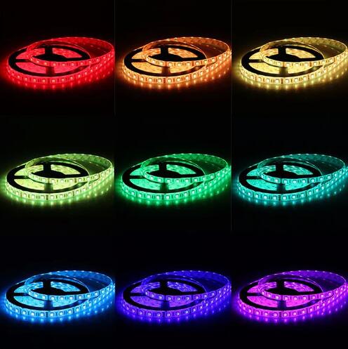 RGB LED Strip Lights, 32.8FT/10M SMD5050 300leds Waterproof RGB Color Changing LED Strip Light Kit