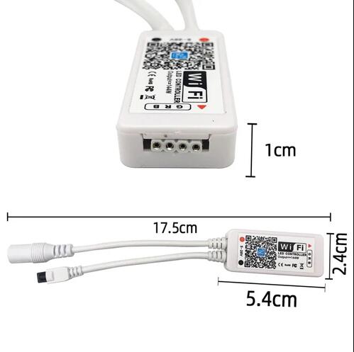 32.8FT/10Mtr RGB LED Strip Lights Kit, SMD5050 30LEDs/Mtr, WiFI Wireless, Smart APP controlled