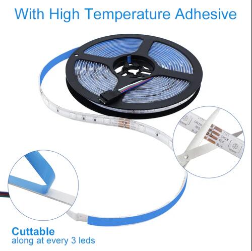 RGB LED Strip Lights16.4FT/5M SMD5050 150led Waterproof RGB Color Changing LED Strip Light Kit