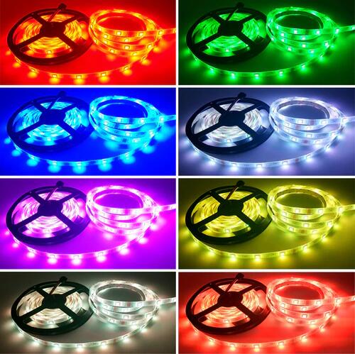 16.4FT/5Mtr 150LEDs RGB LED Strip Light Kit SMD5050 30LEDs/Mtr Bluetooth Wireless Smart APP control