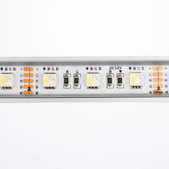 5 / 10 Pack SMD5050 RGBW 4 in 1 Aluminum Channel Rigid LED Strip lighting 60LEDs per Meter