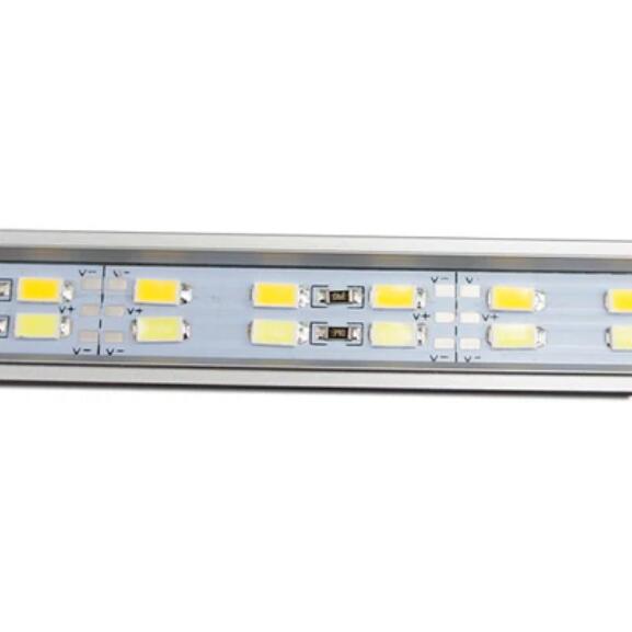 5 / 10 Pack SMD5630 Double Row Rigid LED Strip lighting 120LEDs per Meter with U Aluminum Shell