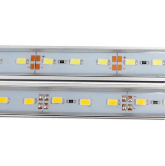 5 / 10 Pack SMD5630 Rigid LED Strip lighting 72LEDs per Meter with U Aluminum Shell