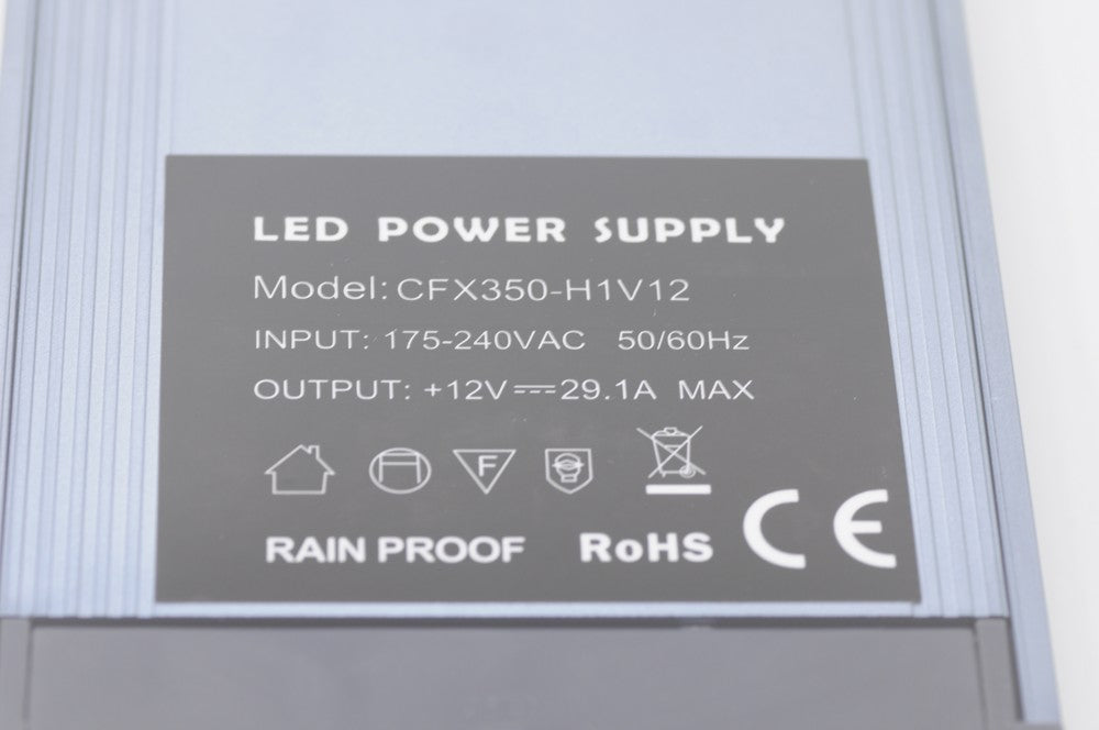 350 Watt LED Power Supply 12V 29.1A LED Power Supplies Waterproof IP65 For LED Strips LED Lighting