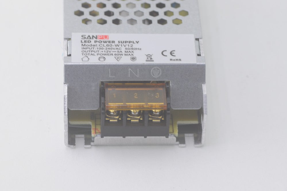 12V 5A 60 Watt LED Power Supply LED Power Supplies For LED Strips LED Lighting