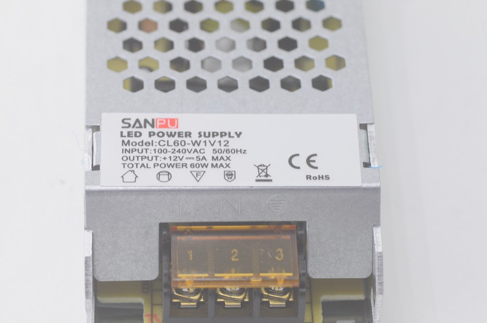 12V 5A 60 Watt LED Power Supply LED Power Supplies For LED Strips LED Lighting