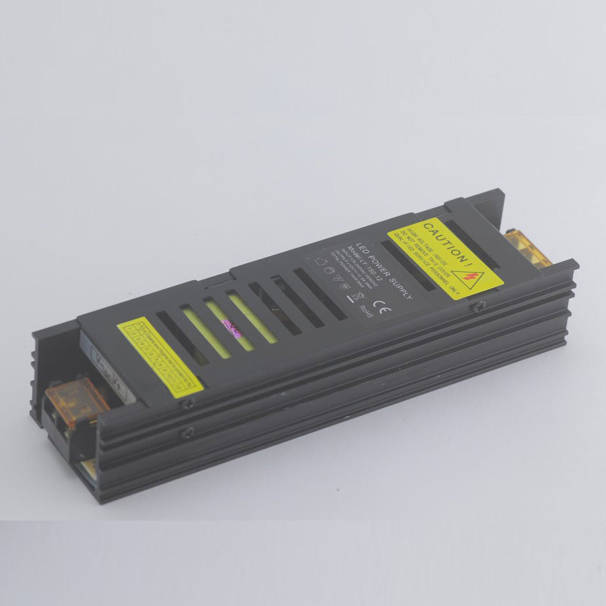 Black 12V 12.5A LED Power Supply 150 Watt LED Power Supplies For LED Strips LED Lighting