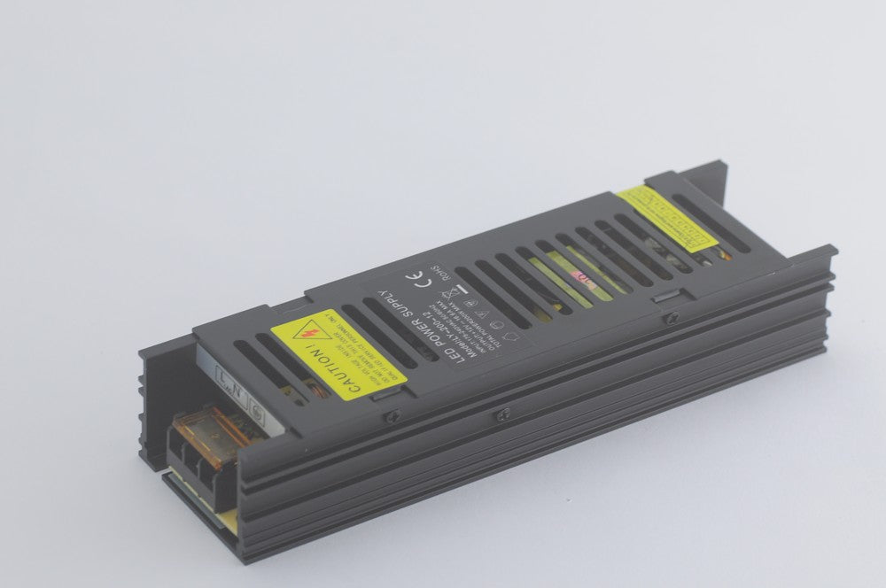 Black 12V 16.6A LED Power Supply 200 Watt LED Power Supplies For LED Strips LED Lighting