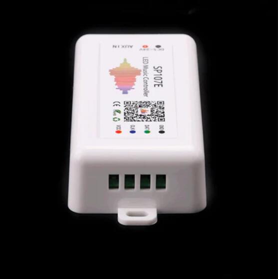 5V-24V DC Wireless SP107E Bluetooth Music Symphony Controller for Dream Color Magic Color Addressable Color Changing LED Flexible Strip Lights Max 960Pixels Controllable