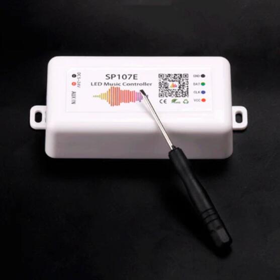 5V-24V DC Wireless SP107E Bluetooth Music Symphony Controller for Dream Color Magic Color Addressable Color Changing LED Flexible Strip Lights Max 960Pixels Controllable