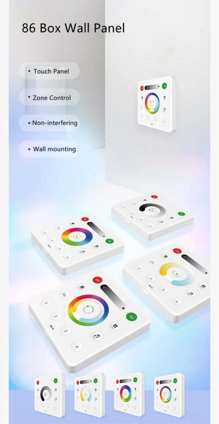 SP630E All-in-One SPI + 5CH PWW LED Controller Bluetooth Music Controller for LED Strips and LED Lights iOS/Android App Control