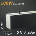 Linear Lighting 8ft 2.4 Meter 2.76"x1.97" 100W AC120-277V