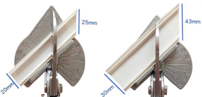 The professional Multi angle shearing groove scissors for led Neon light housing with two replacement blade