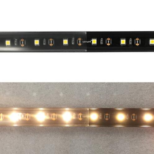Silver U04 10x23mm U-Shape LED Aluminum Profile Aluminum Extrusion for LED Strip Light Installation