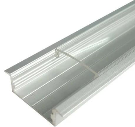 Silver U04 10x23mm U-Shape LED Aluminum Profile Aluminum Extrusion for LED Strip Light Installation