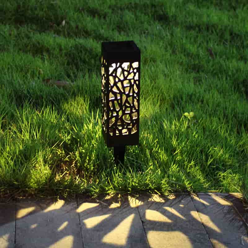 Solar Garden Lights, Outdoor 7 Color Changing 3 Pack Solar Flowers Lights for Yard, Path, Lawn, Party, Pathway Decoration