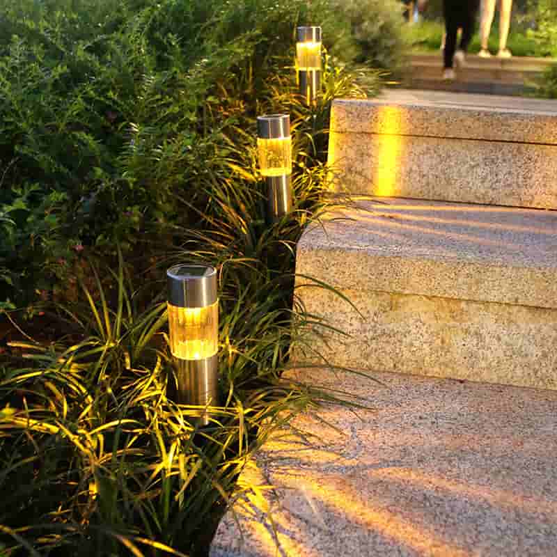 Solar Lawn Light, Waterproof Hollow Projection Solar Floor Light for Garden Passage Lawn Paths (2 Pack)