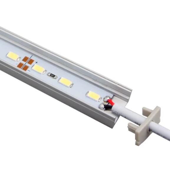 5 / 10 Pack 12V DC LED Surface Linear Profile LED Light Strip in Aluminum Profile with Cover for Under Cabinet Lighting