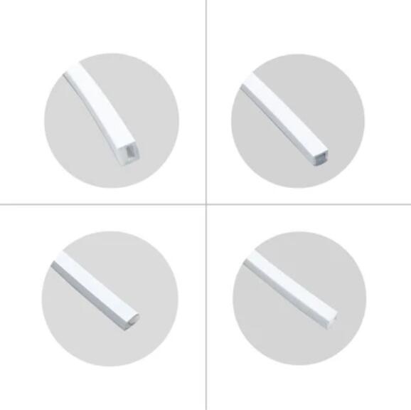 1M/5M/10M/20M Pack of T0606 LED Neon Light Housing Flexible Neon Channel Fit for 3mm Wide LED Strip Lights