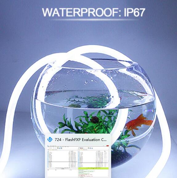 1M/5M/10M/20M Pack of T0606 LED Neon Light Housing Flexible Neon Channel Fit for 3mm Wide LED Strip Lights